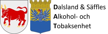 Logotyp med Dalslandstjuren och Säffles kommunvapen